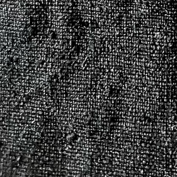 Vintage high waist, black, straight leg pants, 100% silk. - Picture 3 of 4